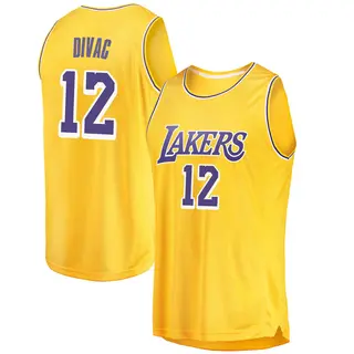 Los Angeles Lakers Men's Vlade Divac Gold Swingman 2018/19 Jersey - Icon Edition