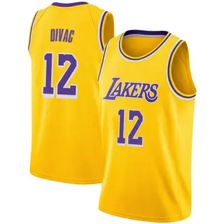 Los Angeles Lakers Men's Vlade Divac Gold Swingman 2018/19 Jersey - Icon Edition