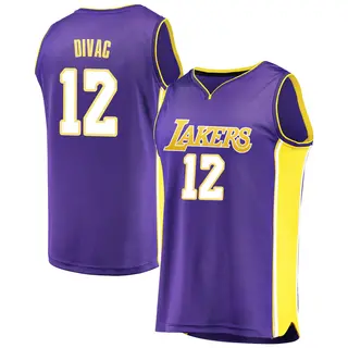 Los Angeles Lakers Men's Vlade Divac Purple Fast Break Jersey - Statement Edition