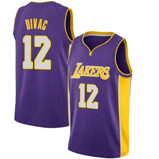 Los Angeles Lakers Men's Vlade Divac Purple Swingman Jersey - Statement Edition