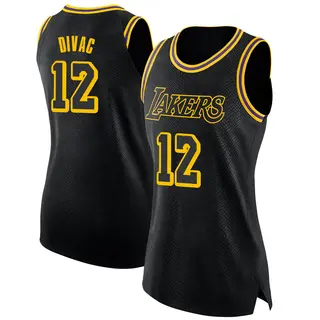 Los Angeles Lakers Women's Vlade Divac Black Swingman Jersey - City Edition