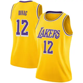 Los Angeles Lakers Women's Vlade Divac Gold Swingman 2018/19 Jersey - Icon Edition