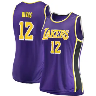 Los Angeles Lakers Women's Vlade Divac Purple Swingman 2018/19 Jersey - Statement Edition