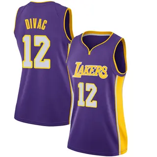 Los Angeles Lakers Women's Vlade Divac Purple Swingman Jersey - Statement Edition