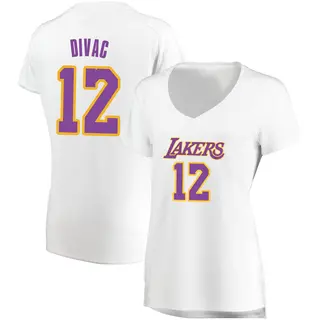 Los Angeles Lakers Women's Vlade Divac White Fast Break Jersey - Association Edition