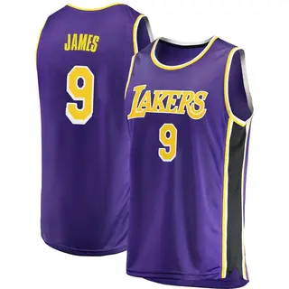 Los Angeles Lakers Youth Bronny James Purple Swingman 2018/19 Jersey - Statement Edition