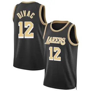 Los Angeles Lakers Youth Vlade Divac Black Swingman Select Series Jersey