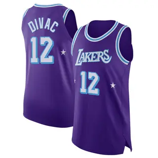 Los Angeles Lakers Youth Vlade Divac Purple Authentic 2021/22 Jersey - City Edition